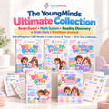 Young Minds Activity : The YoungMinds Ultimate Collection — Five Comprehensive Workbooks to Build Essential Skills, Encourage Creativity & Make Learning at Home Easier