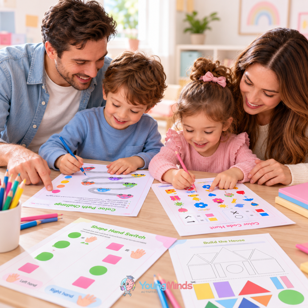 YoungMindsActivity : BrainBoost™ — 100+ Activities to Build Focus, Attention and Problem-Solving