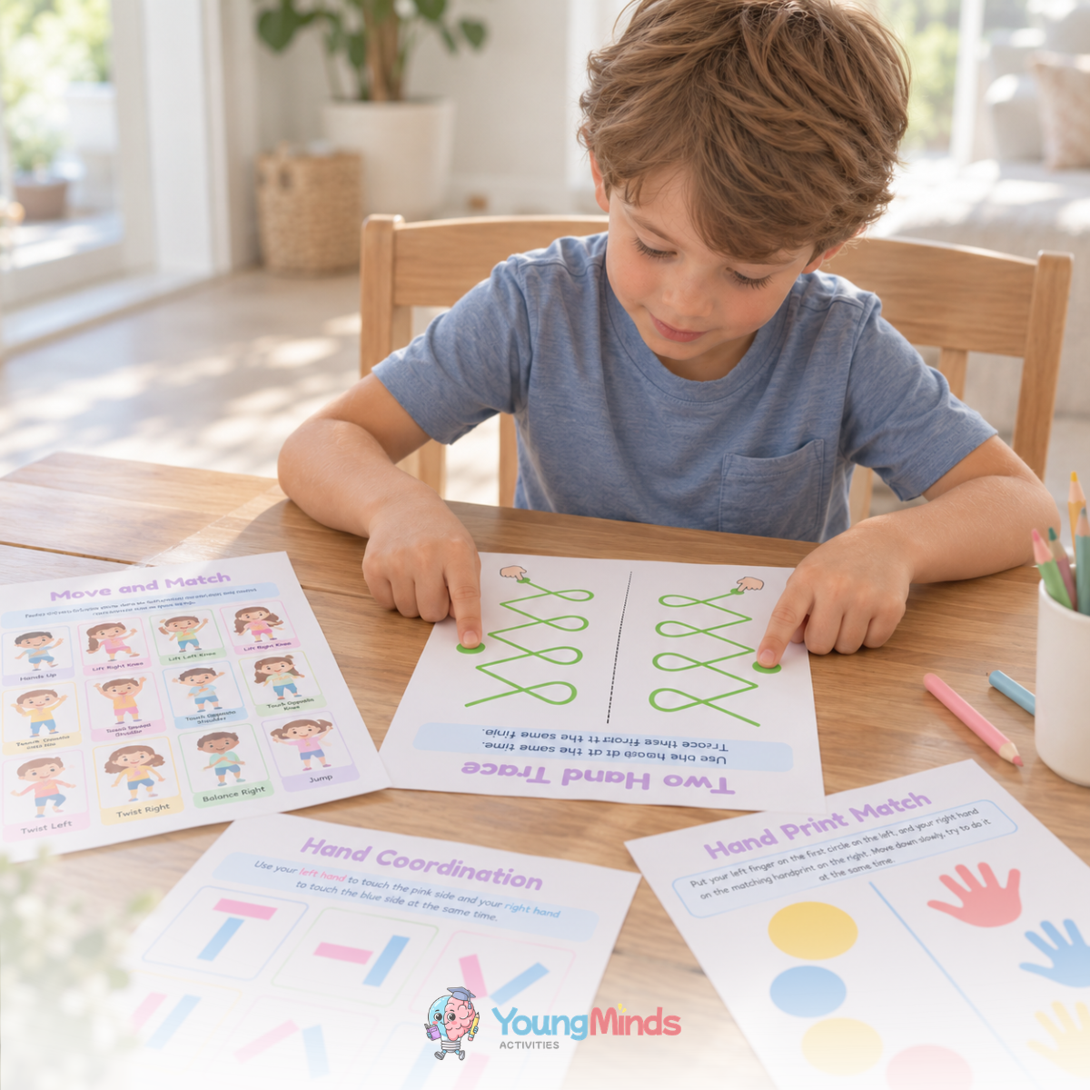 Young Minds Activity : BrainGym™ — Fun Movement Activities to Help Your Child Improve Coordination, Balance & Body Awareness