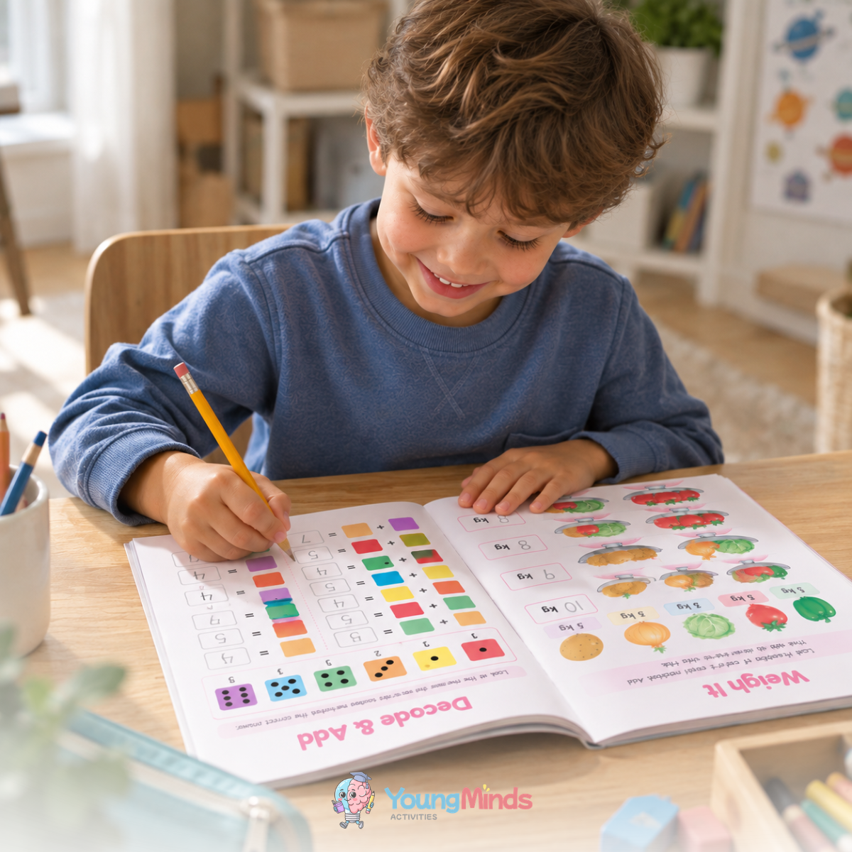 Young Minds Activity : MathSystem™ —  300+ Fun Activities to Build Your Child’s Math Skills & Confidence